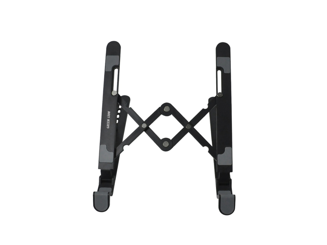 Green Lion Foldable Laptop Stand 7 Tilts – Black | Qatar Green Lion Foldable Laptop Stand 7 Tilts – Black | Qatar